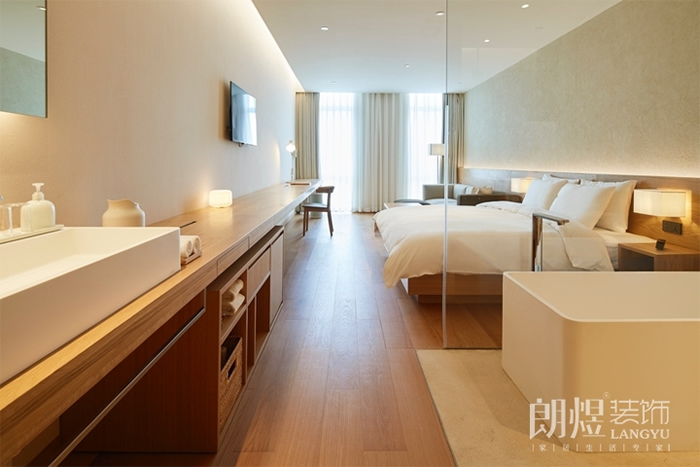 簡潔舒適無印良品酒店效果圖