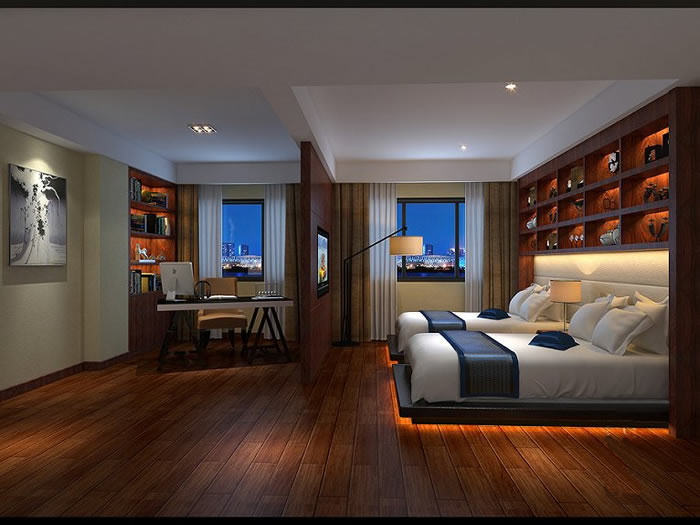 成都精品酒店客房設計效果圖