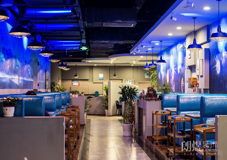 海鮮餐廳用餐區(qū)設(shè)計(jì)效果圖