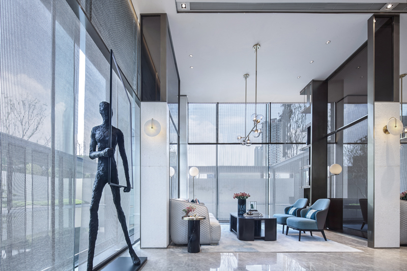 售樓銷售中心-接待區效果圖2