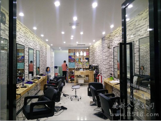 成都理發門店裝修設計