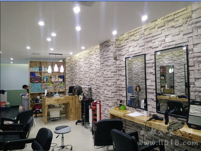 理發(fā)門店裝修設(shè)計(jì)效果圖2