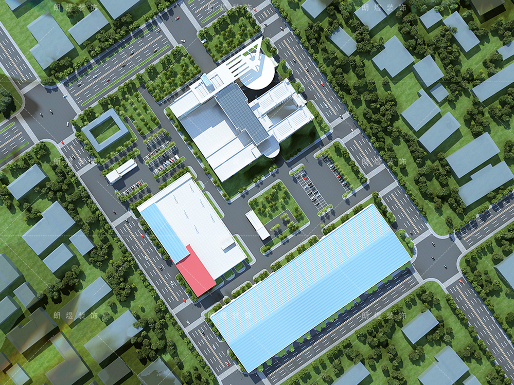 工業(yè)園區(qū)標準廠房裝修效果圖