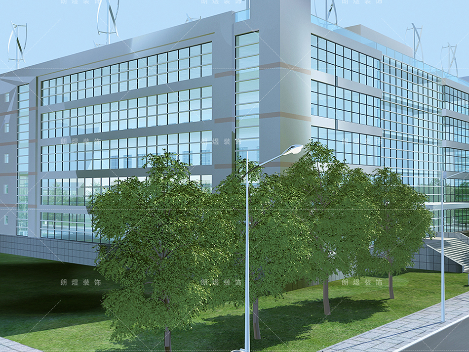 工業(yè)園區(qū)標準廠房裝修效果圖