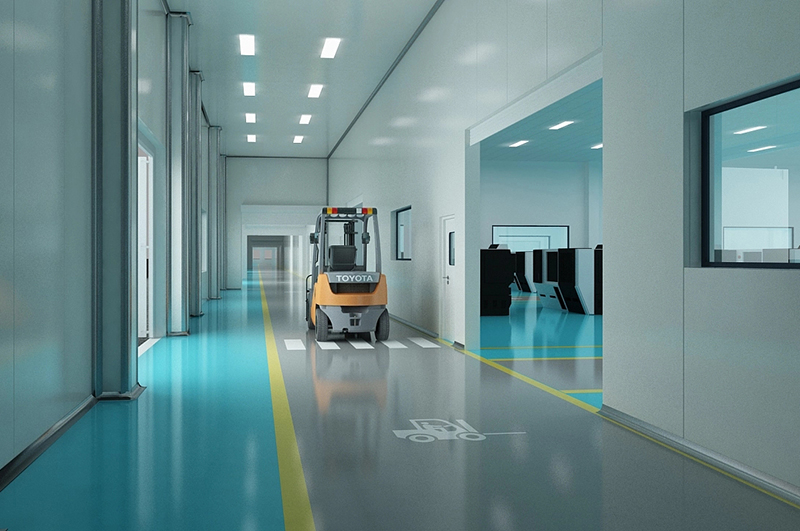 工業(yè)廠房生產(chǎn)車(chē)間裝修效果圖