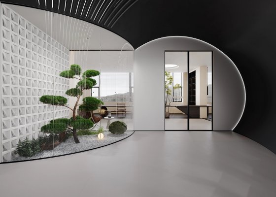 辦公室裝修引入風景的好處？（3個風景實用設(shè)計方法）