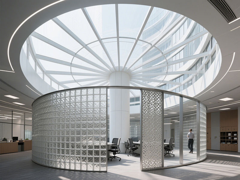 辦公室270度環幕采光面