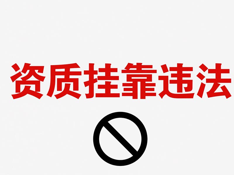 資質掛靠屬于違法行為