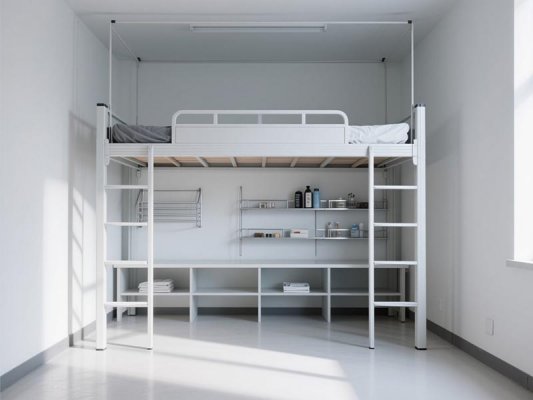 工廠寢室怎么裝修更實用？這 5 個設計技巧，讓 20㎡空間多出 1 間房！